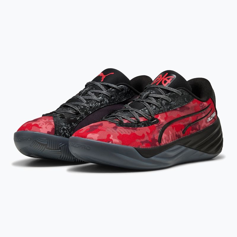 Încălțăminte de baschet pentru bărbați Puma All-Pro Nitro DA for all time red 3