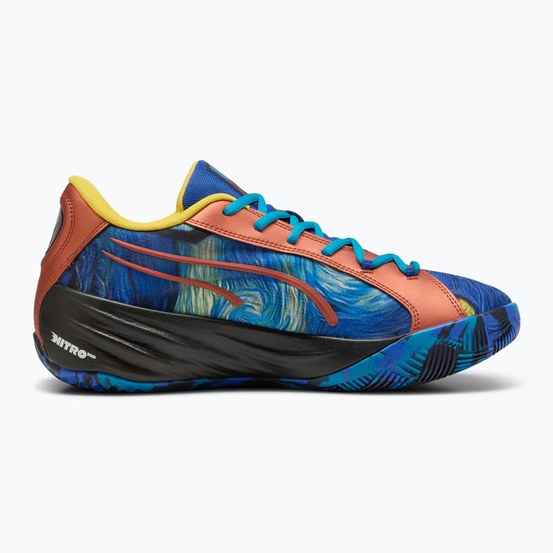 Încălțăminte de baschet pentru bărbați PUMA All-Pro Nitro Dylan Exhibit vivid blue/tropical blue 8