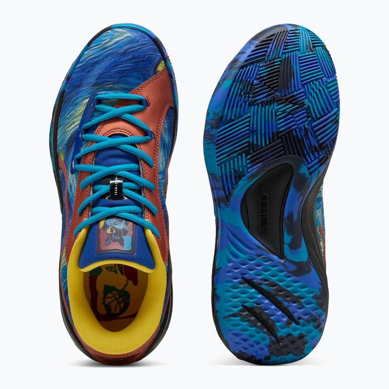 Încălțăminte de baschet pentru bărbați PUMA All-Pro Nitro Dylan Exhibit vivid blue/tropical blue 10