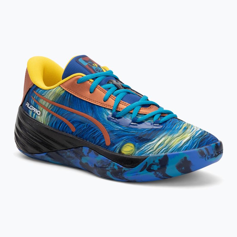 Încălțăminte de baschet pentru bărbați PUMA All-Pro Nitro Dylan Exhibit vivid blue/tropical blue