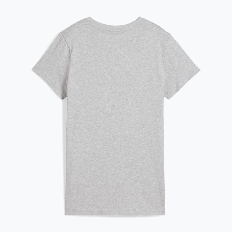 Tricou pentru femei PUMA ESS No. 1 Logo Tee Light Gray Heather 2