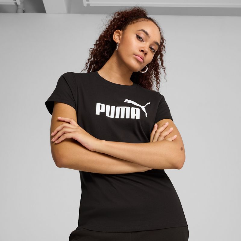 Tricou pentru femei PUMA ESS No. 1 Logo Tee puma black 3