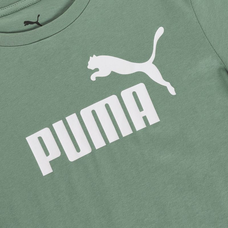 Tricou pentru femei PUMA ESS No. 1 Logo Tee green moon 3