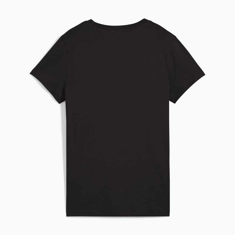 Tricou pentru femei PUMA ESS Metallic No. 1 Logo Tee puma black/metallic silver 2