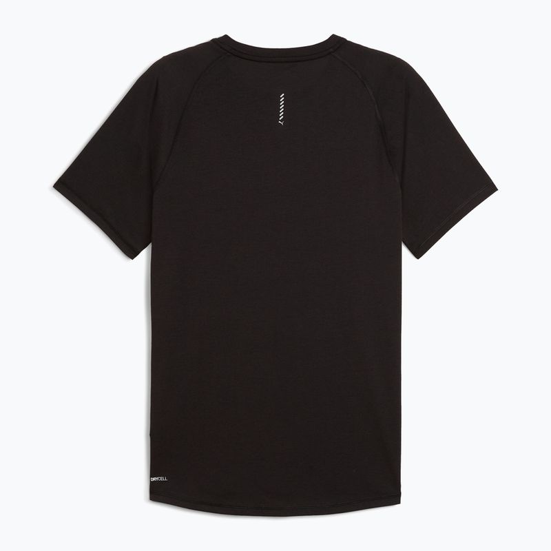 Tricou de alergare pentru bărbați PUMA Run Velocity Tee Tri-Blend puma black 2