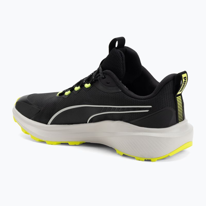 Încălțăminte de alergare  PUMA Skyrocket Lite Trail puma black/feather gray/yellow alert 3