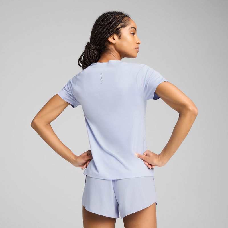 Tricou de alergare pentru femei  PUMA Run Cloudspun Tee cool neather/heather 4