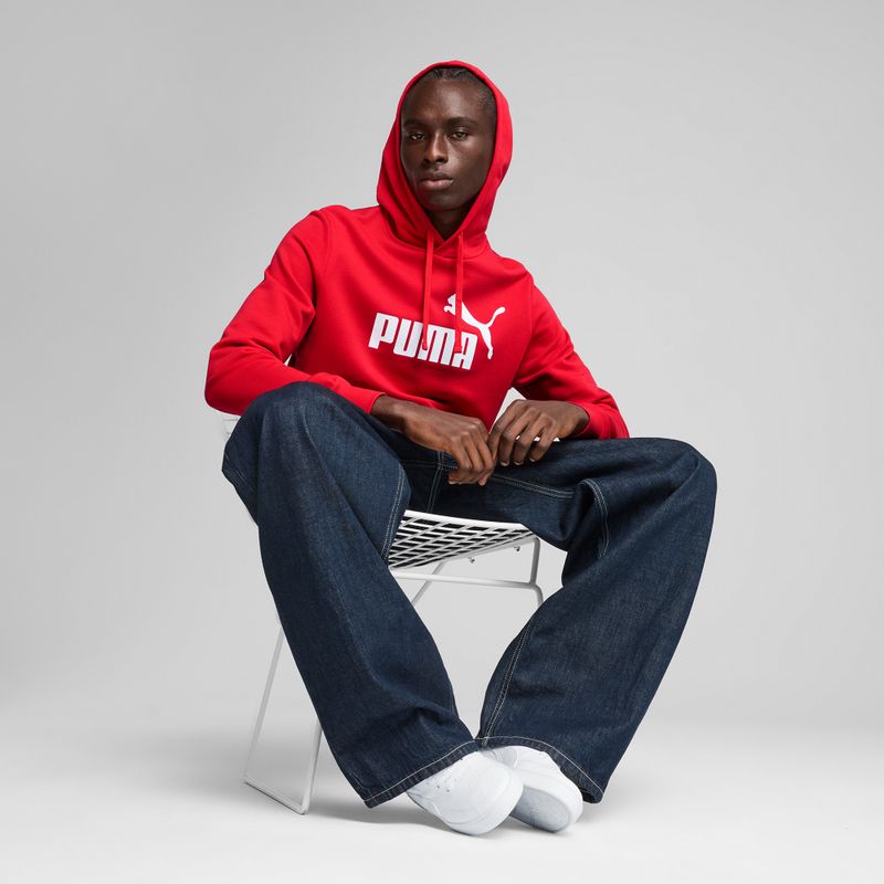 Hanorac pentru bărbați PUMA ESS No. 1 Logo Hoodie TR for all time red 3
