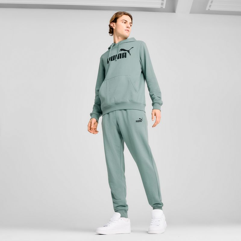 Pantaloni pentru bărbați PUMA ESS No. 1 Logo Sweatpants TR CL green moon 3