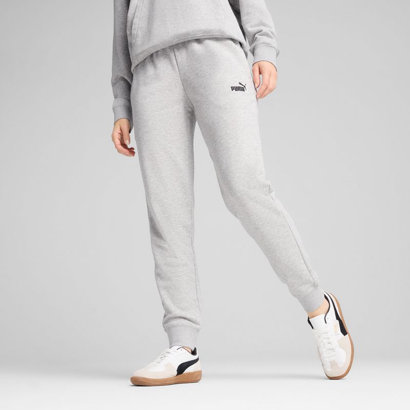 Pantaloni pentru femei PUMA ESS Small No. 1 Logo Sweatpants TR CL light gray heather 4