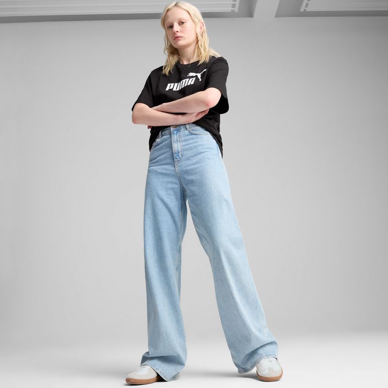 Tricou pentru femei  PUMA ESS No. 1 Logo Relaxed Tee puma black 5