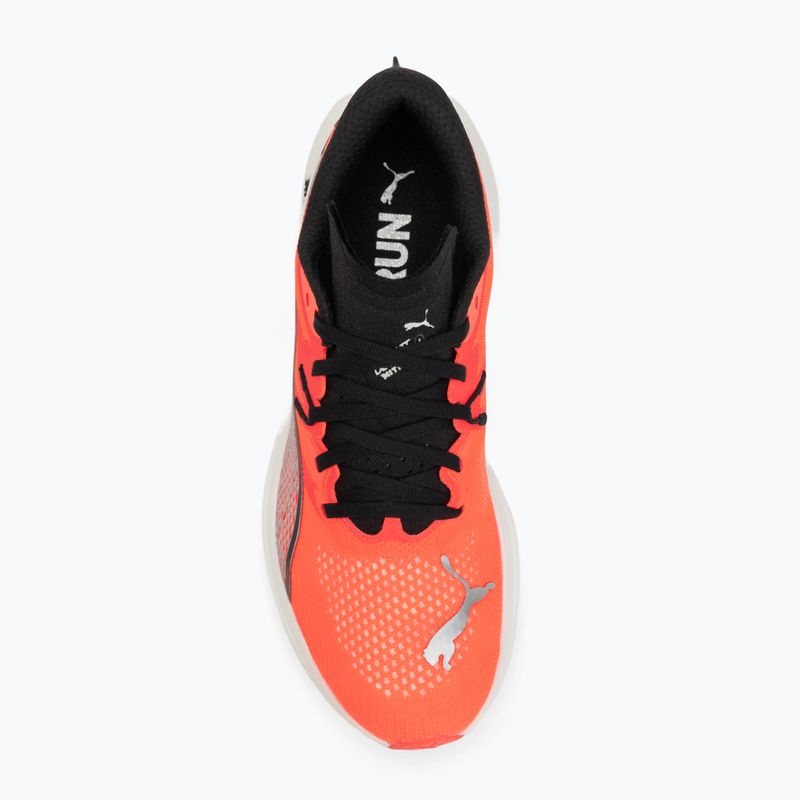 Încălțăminte de alergare pentru bărbați PUMA Deviate Nitro 3 glowing red/pumaa black 5