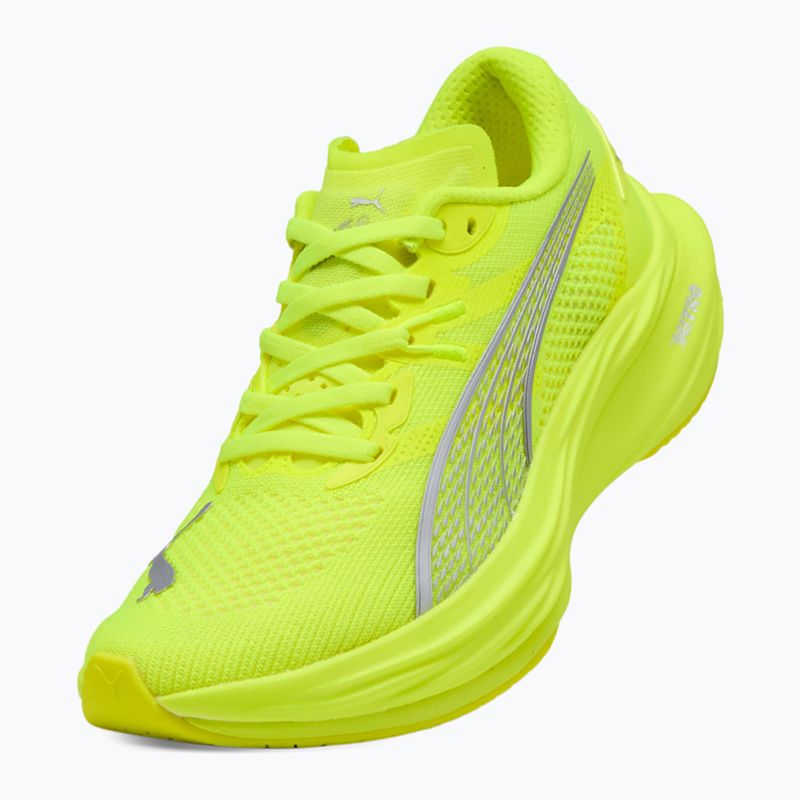 Încălțăminte de alergare pentru femei PUMA Deviate Nitro 3 yellow alert/puma silver 3