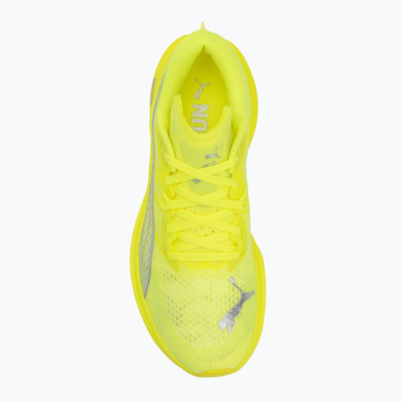 Încălțăminte de alergare pentru femei PUMA Deviate Nitro 3 yellow alert/puma silver 5