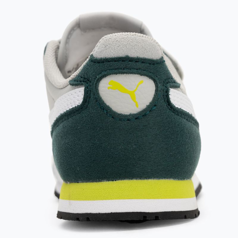 Încălțăminte pentru juniori PUMA Cabana Racer SL 20 V PS coollightgray/pumawhite/darkmyrtle/limesmash 6