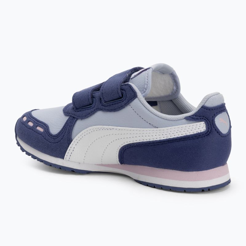Încălțăminte pentru juniori PUMA Cabana Racer SL 20 V PS cool weather/puma white/blue crystal/rose mauve 3