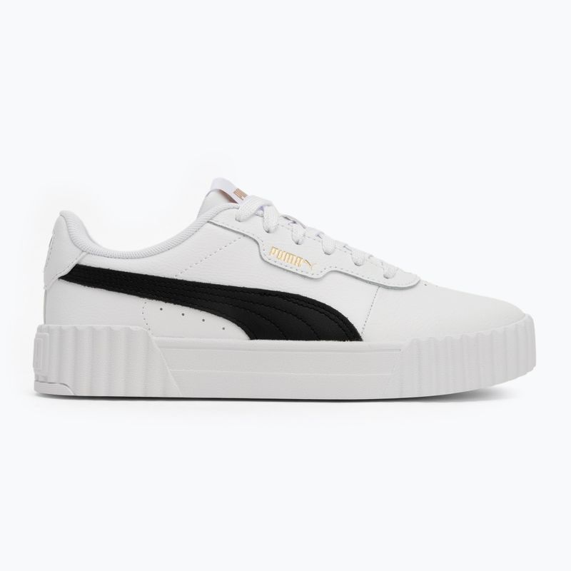 Încălțăminte pentru femei PUMA Carina 3.0 puma white/puma black/puma gold 2