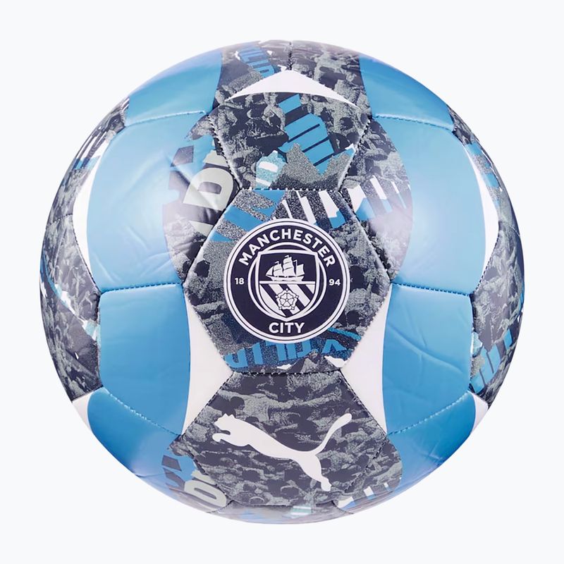 Minge de fotbal  PUMA MCFC PreMatch strong gray/team light blue mărime  5 2