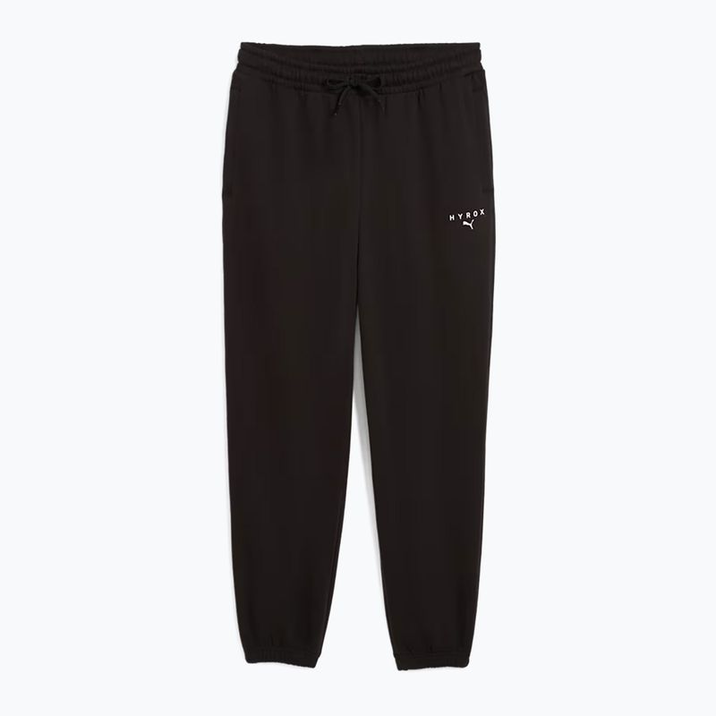 Pantaloni bărbați PUMA x HYROX Fleece negri 4