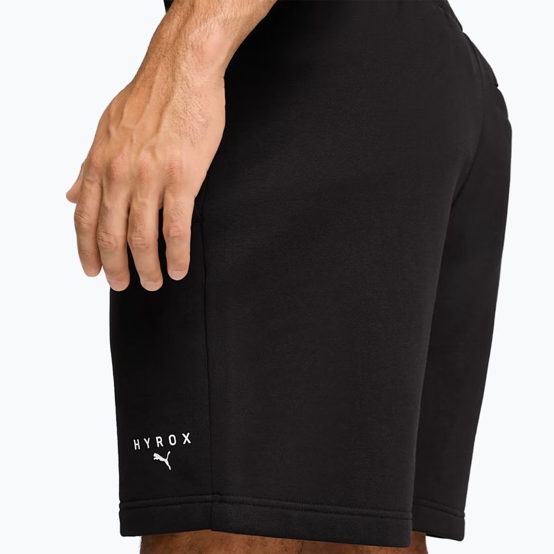 Pantaloni scurți de antrenament pentru bărbați PUMA x HYROX negri 4