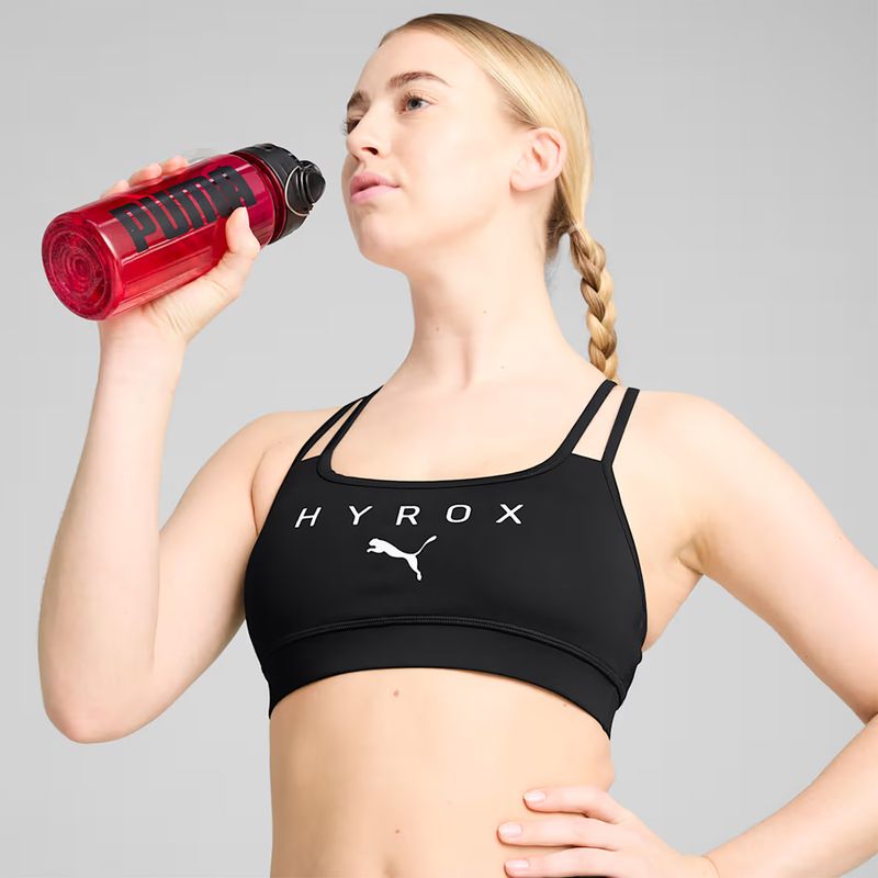 Sutien sport PUMA x HYROX Move Strappy negru 6