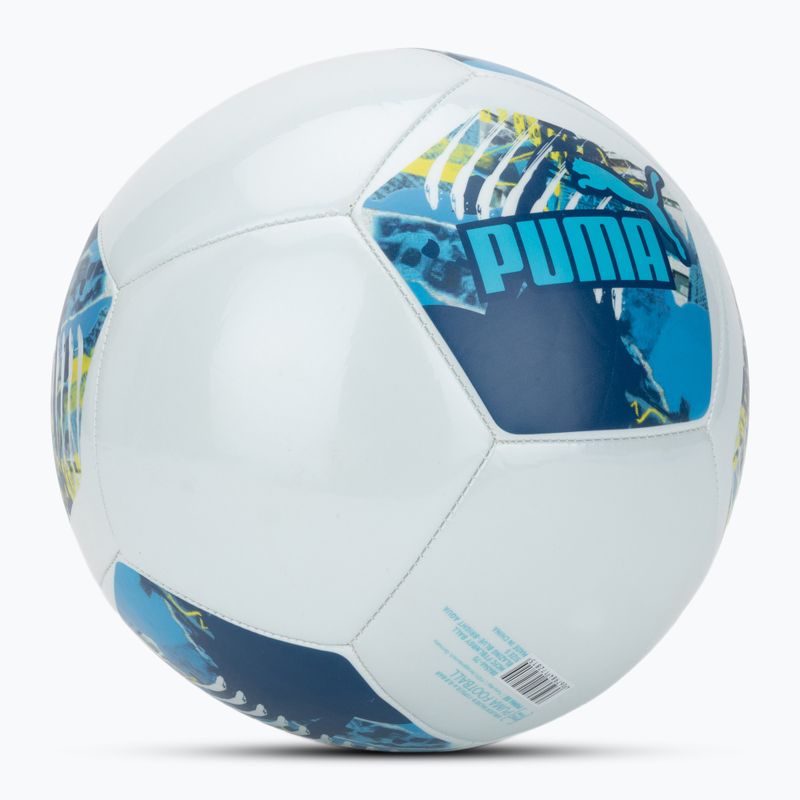Minge de fotbal  PUMA MCFC ftblNRGY blazing blue/bright aqua mărime 5 2