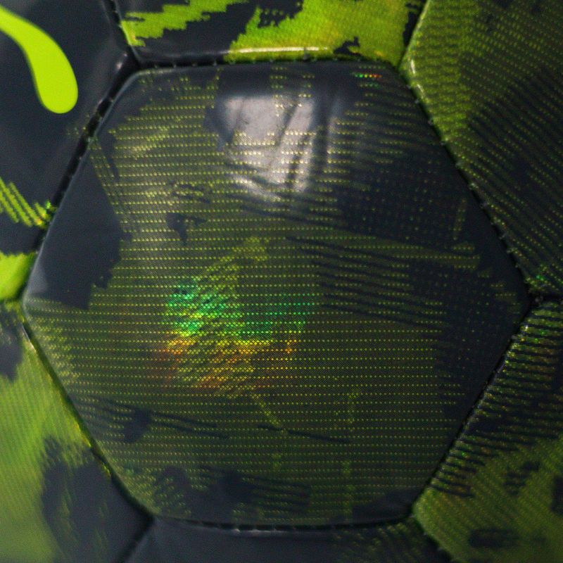 Minge de fotbal PUMA Cup Graphic yellow alert/green glare/galactic grey mărime 5 3
