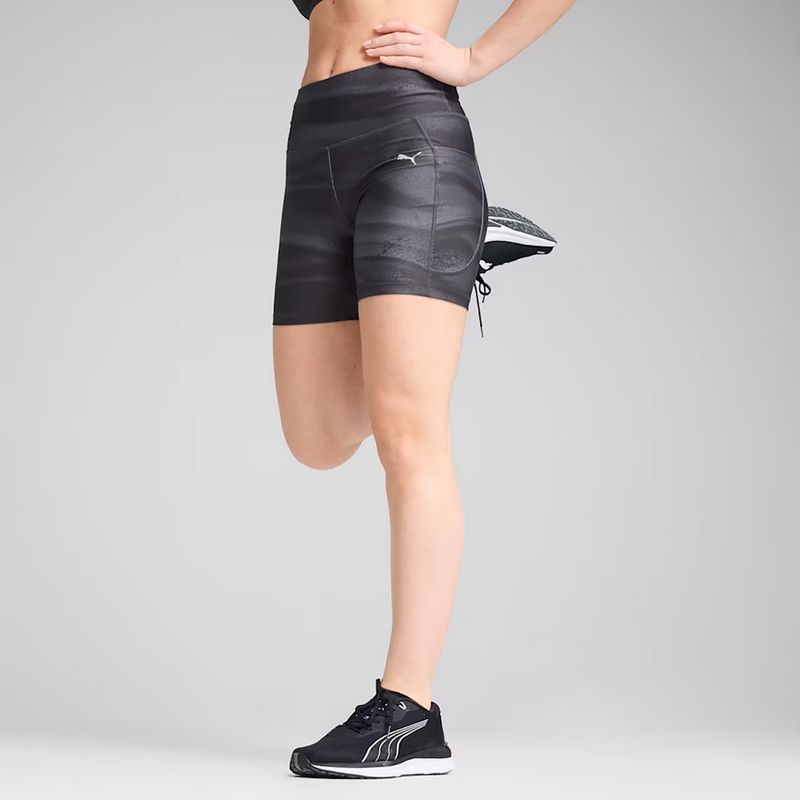 Pantaloni scurți de alergare pentru femei Puma Run Velocity 5" AOP Tight puma black 3