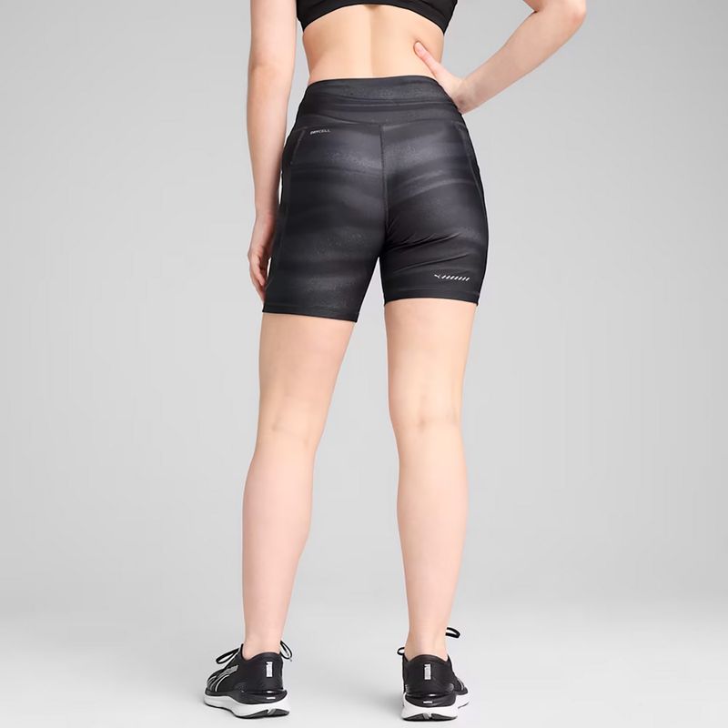 Pantaloni scurți de alergare pentru femei Puma Run Velocity 5" AOP Tight puma black 5