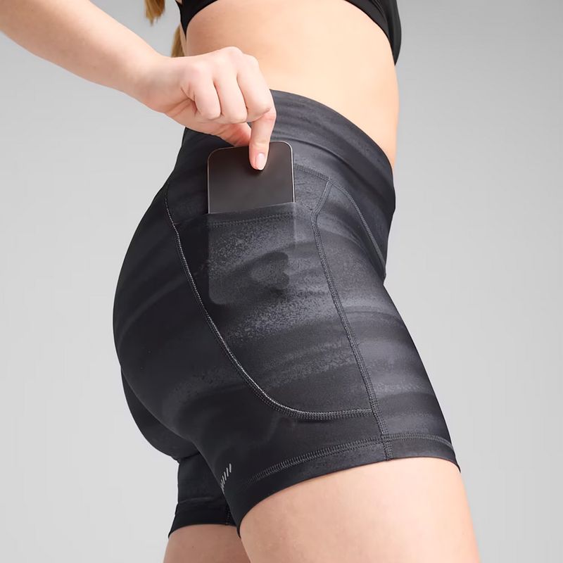 Pantaloni scurți de alergare pentru femei Puma Run Velocity 5" AOP Tight puma black 7