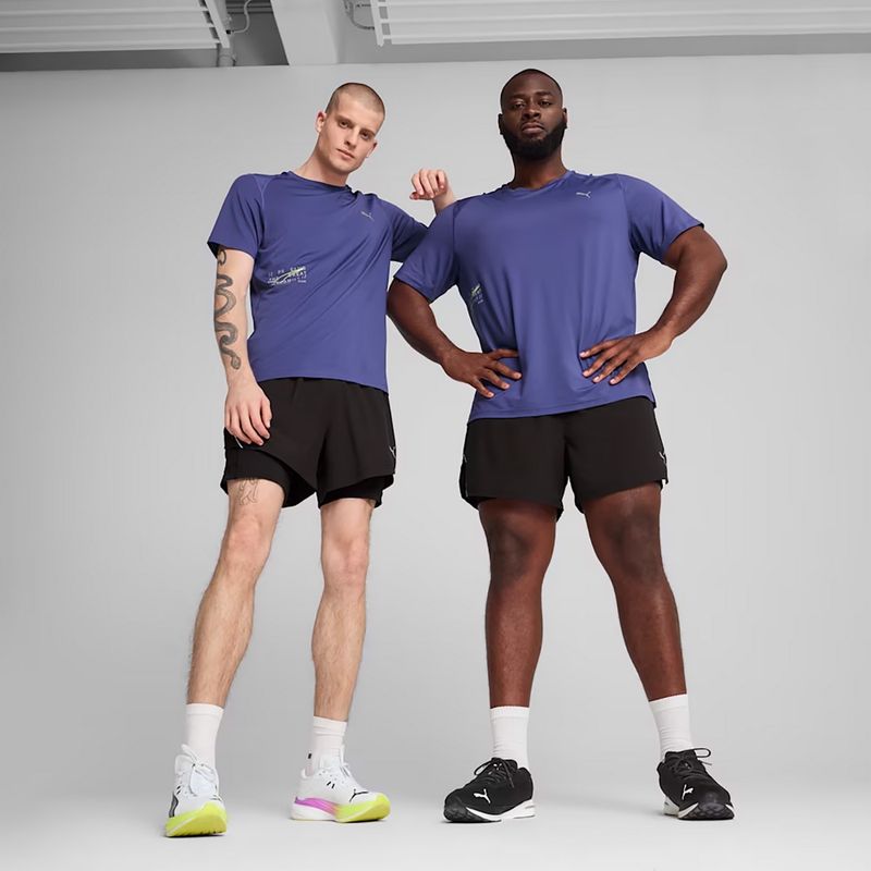 Pantaloni scurți de alergare pentru bărbați Puma Run Ultrawave 2IN1 5" puma black 3
