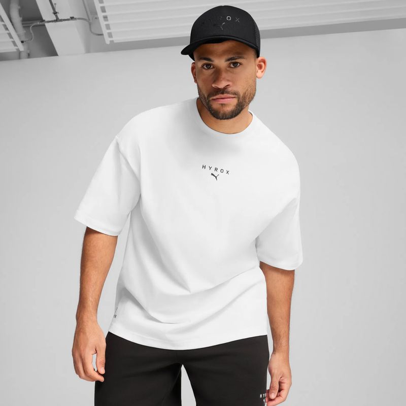 Șapcă cu cozoroc PUMA x HYROX Trucker neagră 3
