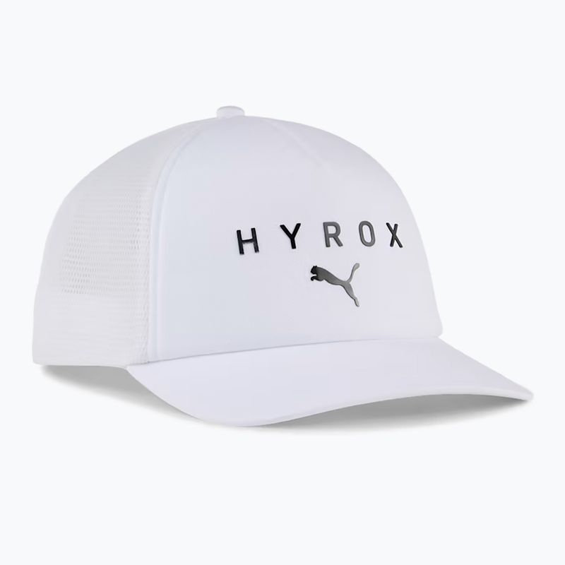 Șapcă cu cozoroc PUMA x HYROX Trucker albă