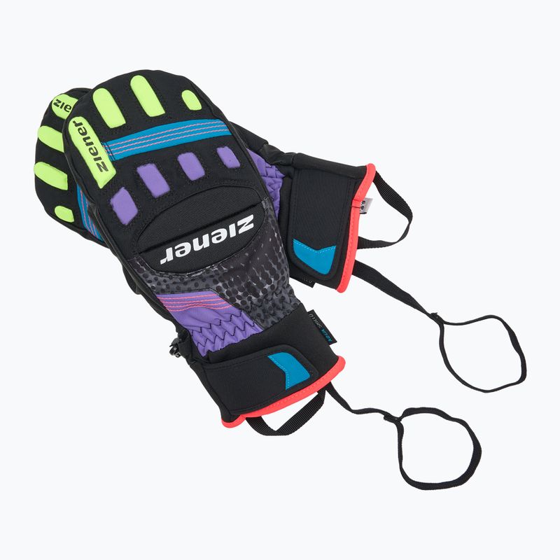 Mănuși de schi pentru copii  ZIENER Luron Aquashield PR Mitten multicolor 6