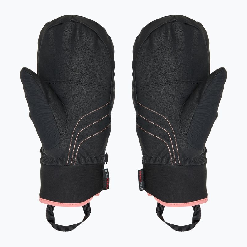 Mănuși de schi pentru copii  ZIENER Luron Aquashield PR Mitten black/pink vani 2