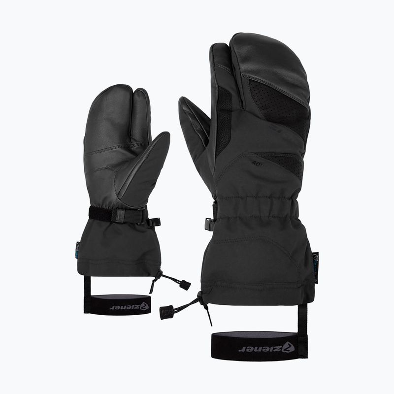 Mănuși de schi pentru bărbați  ZIENER Gaikuso Aquashield AW Lobster alpine black 7