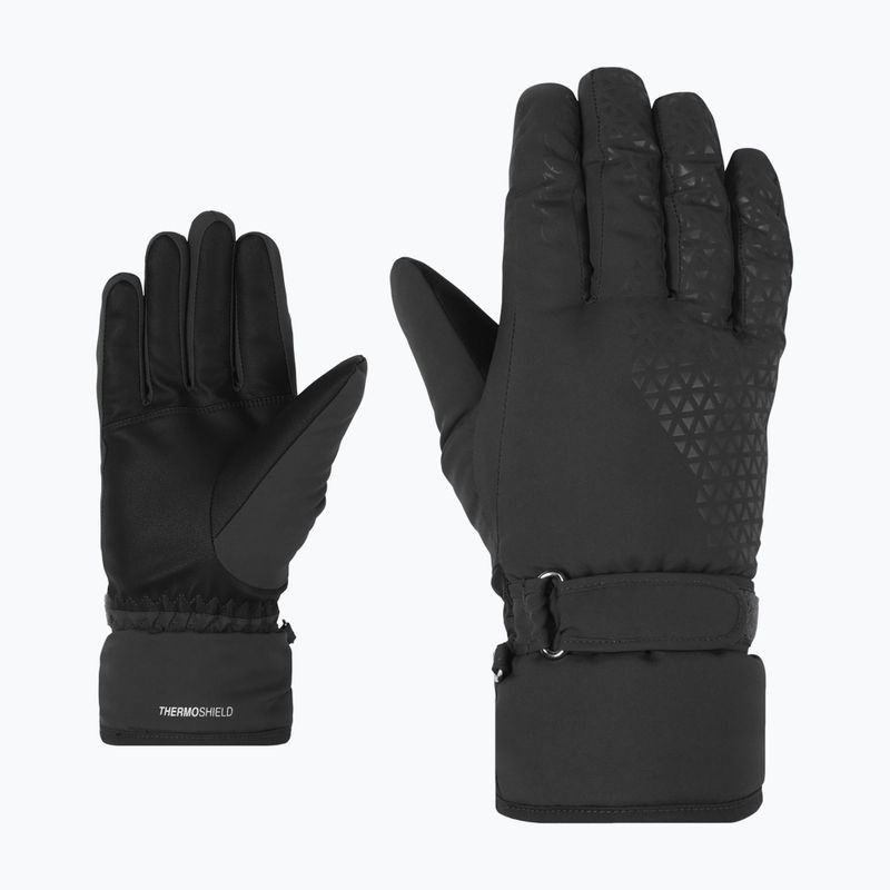 Mănuși de schi pentru femei ZIENER Kisar Aquashield black