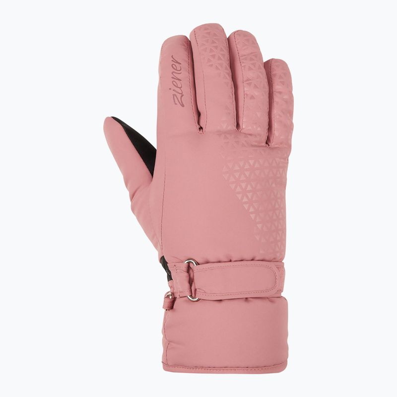 Mănuși de schi pentru femei ZIENER Kisar Aquashield rose blossom 2