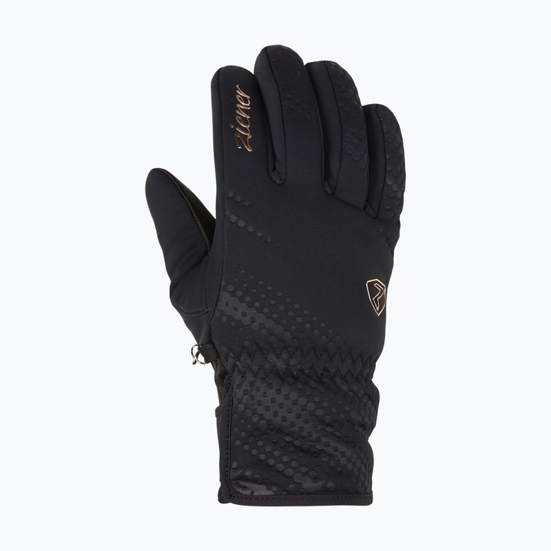 Mănuși de schi pentru femei ZIENER Karoi WS PR black/rose metallic 7