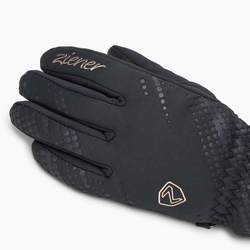 Mănuși de schi pentru femei ZIENER Karoi WS PR black/rose metallic 4