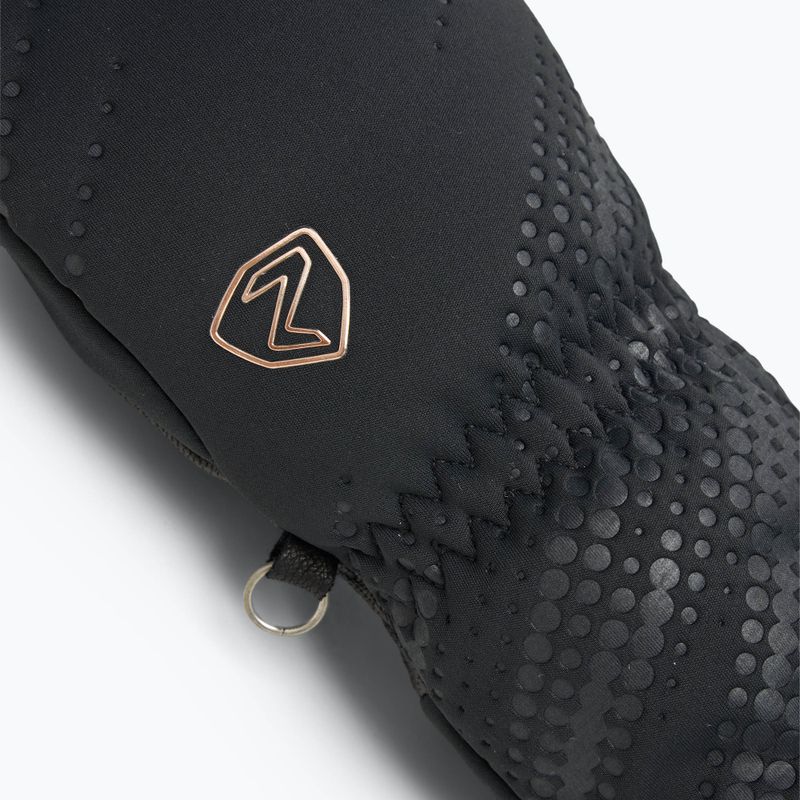Mănuși de schi pentru femei ZIENER Karoia WS PR Mitten black/rose metallic 4