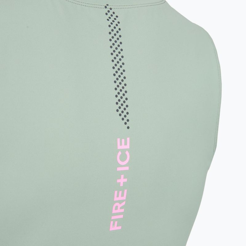 tricou de antrenament pentru femei BOGNER FIRE+ICE Caia 1/4 Zip eucalyptus 4