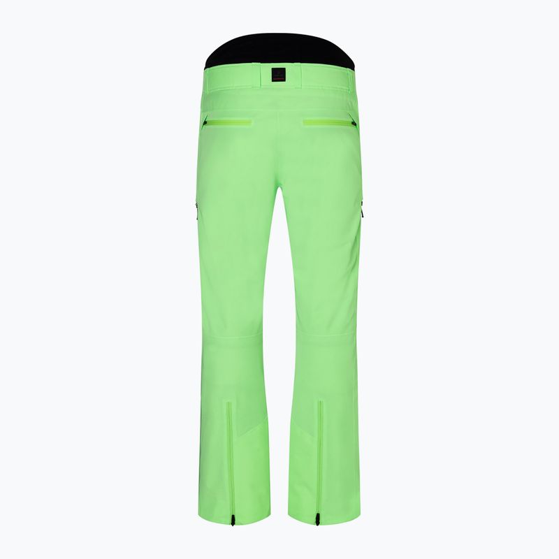 Pantaloni de schi pentru bărbați BOGNER FIRE+ICE Nic-T vibrant lime 2