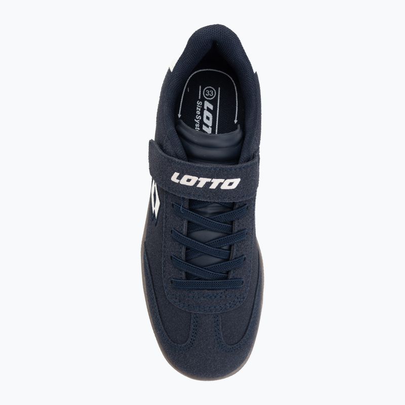 Încălțăminte pentru copii Lotto Vintal SC Kids navy/white 5