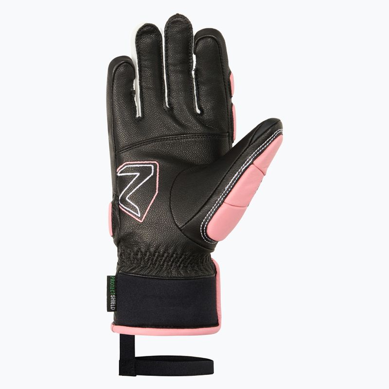 Mănuși de schi pentru copii Ziener Lanus-Z AS PR black/pink vanilla 3