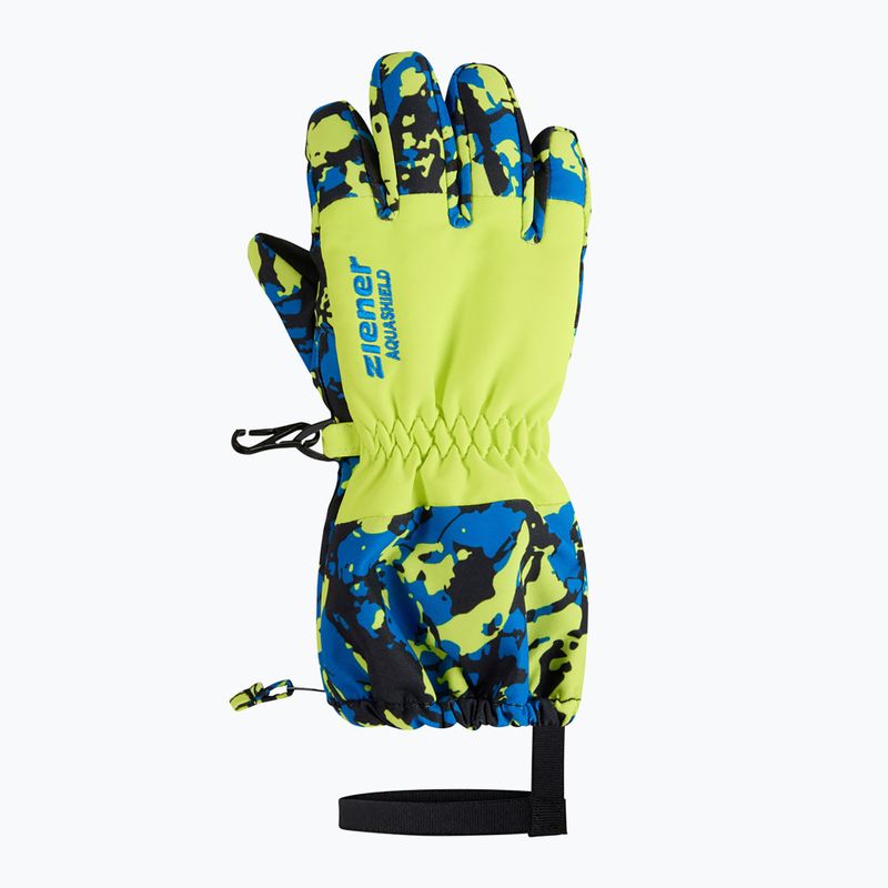 Mănuși de schi pentru copii ZIENER Levio AS Minis camo persian blue 2