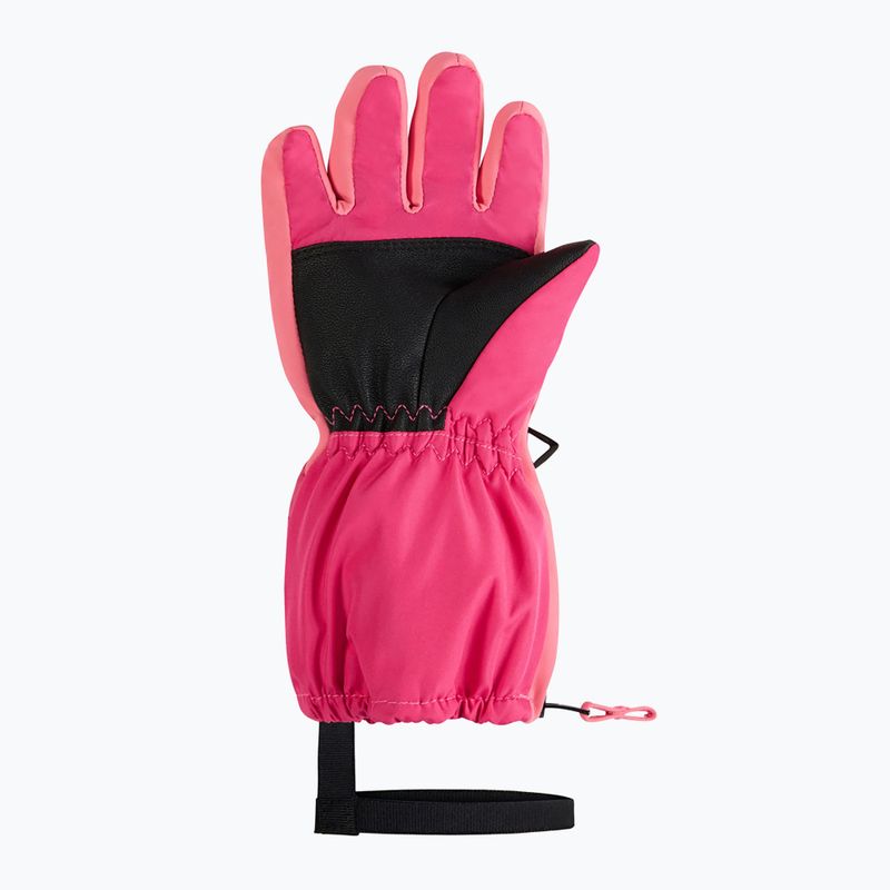 Mănuși de schi pentru copii ZIENER Levio AS Minis tie dye pop pink 3