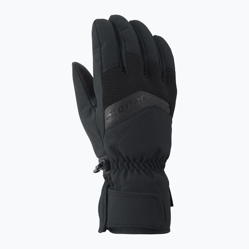 Mănuși de schi ZIENER Gabino black/red 2