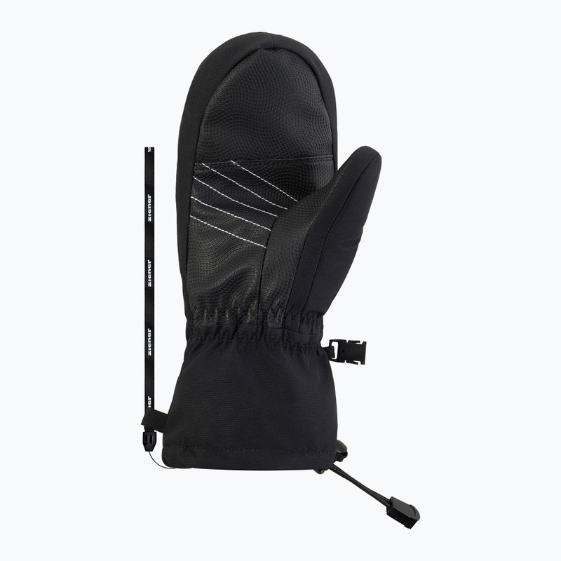 Mănuși de schi pentru copii ZIENER Lavalino-Z Aquashield AW Mitten black/red leo 3