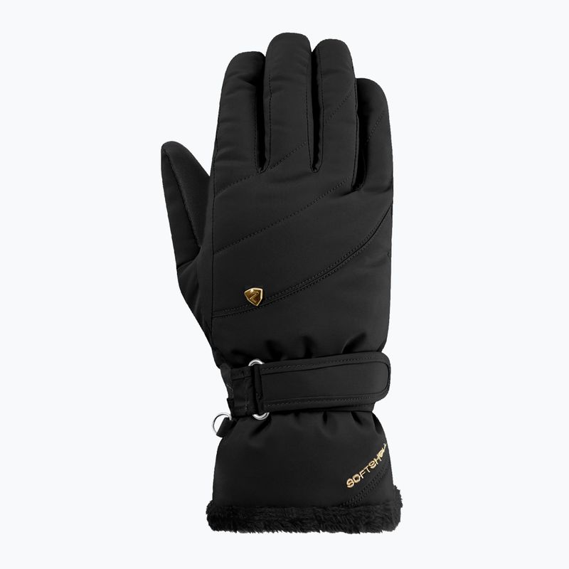 Mănuși de schi pentru femei ZIENER Keaka-Z Aquashield PR black/gold art. 2